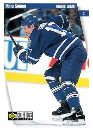 #245 Mats Sundin - Toronto Maple Leafs - 1997-98 Collector's Choice Hockey