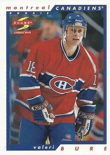 #245 Valeri Bure - Montreal Canadiens - 1996-97 Score Hockey