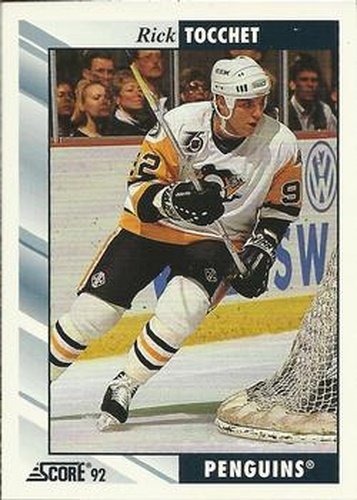 #245 Rick Tocchet - Pittsburgh Penguins - 1992-93 Score USA Hockey