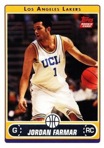 #245 Jordan Farmar - Los Angeles Lakers - 2006-07 Topps Basketball