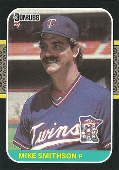 #245 Mike Smithson - Minnesota Twins - 1987 Donruss Baseball