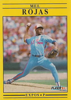 #245 Mel Rojas - Montreal Expos - 1991 Fleer Baseball