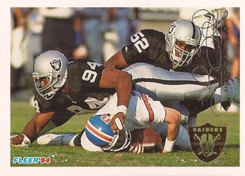 #245 Anthony Smith - Los Angeles Raiders - 1994 Fleer Football