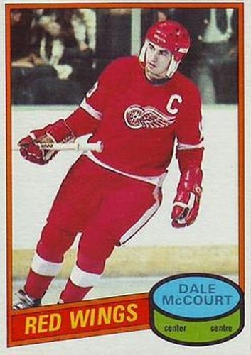 #245 Dale McCourt - Detroit Red Wings - 1980-81 O-Pee-Chee Hockey