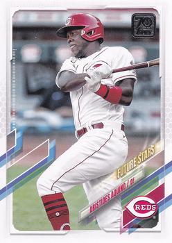 #245 Aristides Aquino - Cincinnati Reds - 2021 Topps Baseball