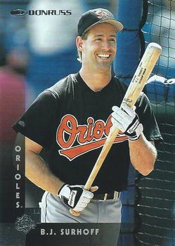 #245 B.J. Surhoff - Baltimore Orioles - 1997 Donruss Baseball