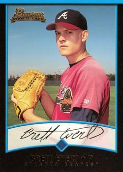 #245 Brett Evert - Atlanta Braves - 2001 Bowman Baseball