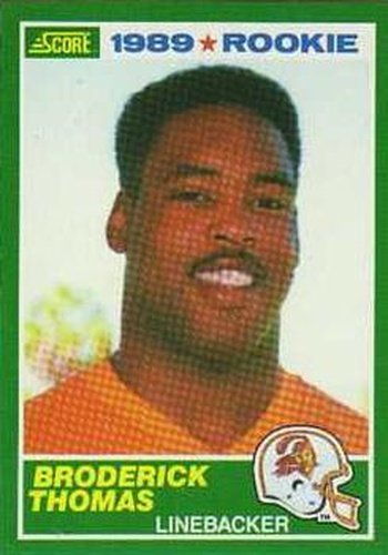 #245 Broderick Thomas - Tampa Bay Buccaneers - 1989 Score Football