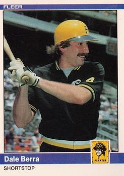 #245 Dale Berra - Pittsburgh Pirates - 1984 Fleer Baseball
