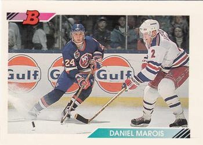 #245 Daniel Marois - New York Islanders - 1992-93 Bowman Hockey