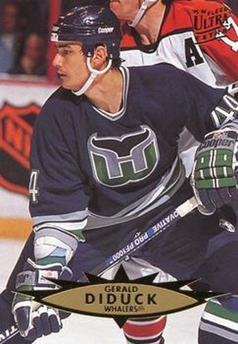 #245 Gerald Diduck - Hartford Whalers - 1995-96 Ultra Hockey