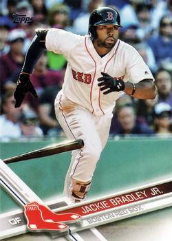 #245 Jackie Bradley Jr. - Boston Red Sox - 2017 Topps Baseball