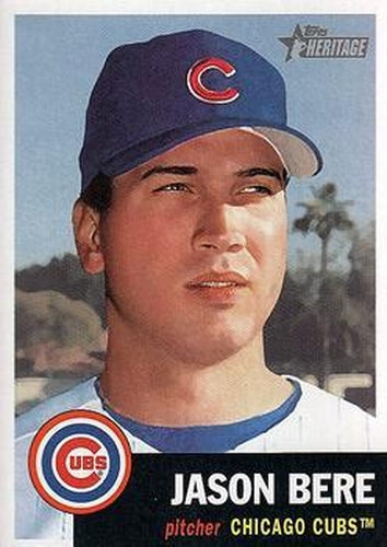 #245 Jason Bere - Chicago Cubs - 2002 Topps Heritage Baseball