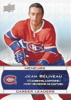 #245 Jean Beliveau - Montreal Canadiens - 2008-09 Upper Deck Montreal Canadiens Centennial Hockey