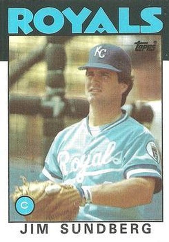 #245 Jim Sundberg - Kansas City Royals - 1986 Topps Baseball
