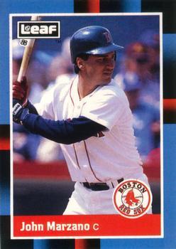 #245 John Marzano - Boston Red Sox - 1988 Leaf Baseball