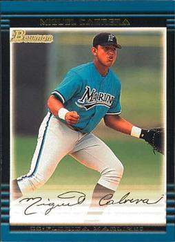 #245 Miguel Cabrera - Florida Marlins - 2002 Bowman Baseball