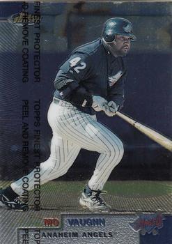 #245 Mo Vaughn - Anaheim Angels - 1999 Finest Baseball