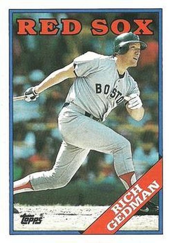 #245 Rich Gedman - Boston Red Sox - 1988 Topps Baseball