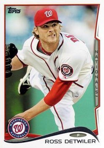 #245 Ross Detwiler - Washington Nationals - 2014 Topps Baseball