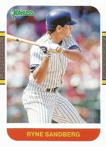 #245 Ryne Sandberg - Chicago Cubs - 2021 Donruss Baseball