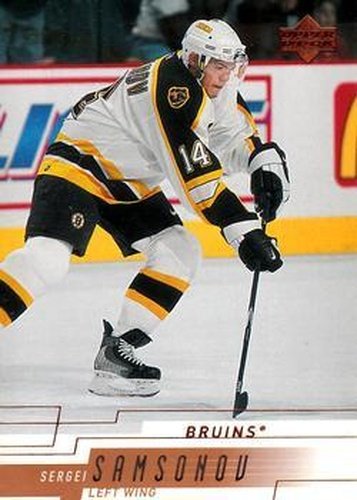 #245 Sergei Samsonov - Boston Bruins - 2000-01 Upper Deck Hockey