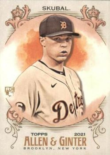 #245 Tarik Skubal - Detroit Tigers - 2021 Topps Allen & Ginter Baseball