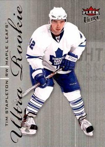#245 Tim Stapleton - Toronto Maple Leafs - 2009-10 Ultra Hockey