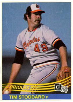 #245 Tim Stoddard - Baltimore Orioles - 1984 Donruss Baseball