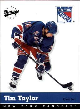 #245 Tim Taylor - New York Rangers - 2000-01 Upper Deck Vintage Hockey
