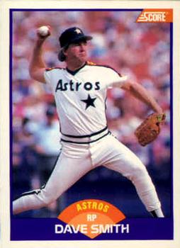 #245 Dave Smith - Houston Astros - 1989 Score Baseball