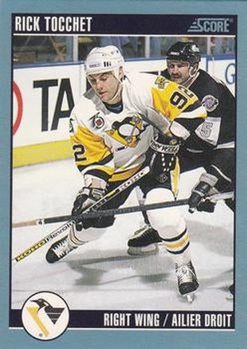 #245 Rick Tocchet - Pittsburgh Penguins - 1992-93 Score Canadian Hockey