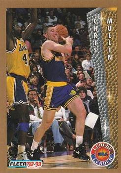 #245 Chris Mullin - Golden State Warriors - 1992-93 Fleer Basketball