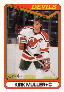 #245 Kirk Muller - New Jersey Devils - 1990-91 O-Pee-Chee Hockey