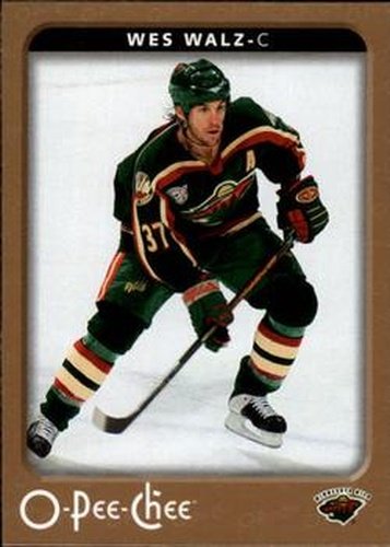 #245 Wes Walz - Minnesota Wild - 2006-07 O-Pee-Chee Hockey