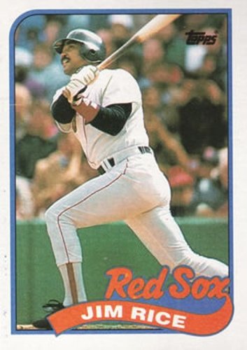 #245 Jim Rice - Boston Red Sox - 1989 Topps Baseball