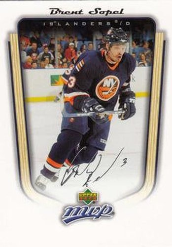 #245 Brent Sopel - New York Islanders - 2005-06 Upper Deck MVP Hockey