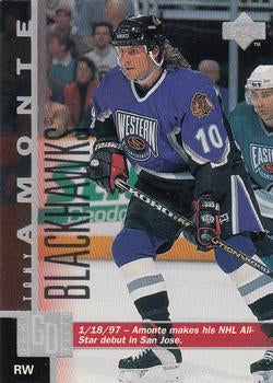 #245 Tony Amonte - Chicago Blackhawks - 1997-98 Upper Deck Hockey