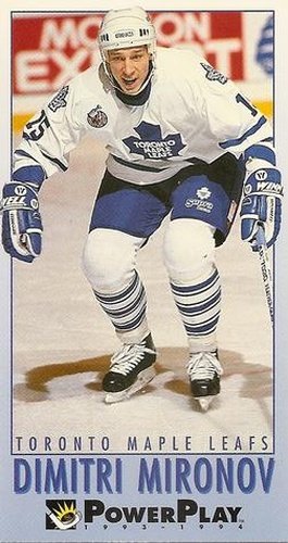 #245 Dmitri Mironov - Toronto Maple Leafs - 1993-94 Fleer PowerPlay Hockey