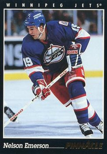#245 Nelson Emerson - Winnipeg Jets - 1993-94 Pinnacle Hockey