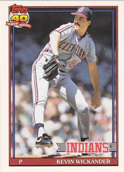 #246 Kevin Wickander - Cleveland Indians - 1991 O-Pee-Chee Baseball