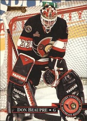 #246 Don Beaupre - Ottawa Senators - 1995-96 Donruss Hockey