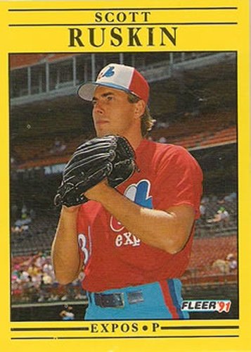 #246 Scott Ruskin - Montreal Expos - 1991 Fleer Baseball