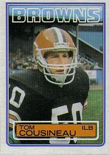 #246 Tom Cousineau - Cleveland Browns - 1983 Topps Football