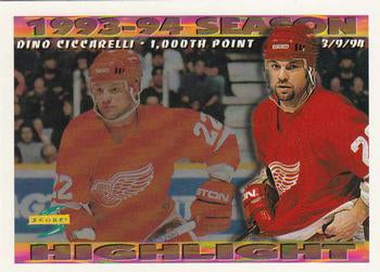 #246 Dino Ciccarelli - Detroit Red Wings - 1994-95 Score Hockey