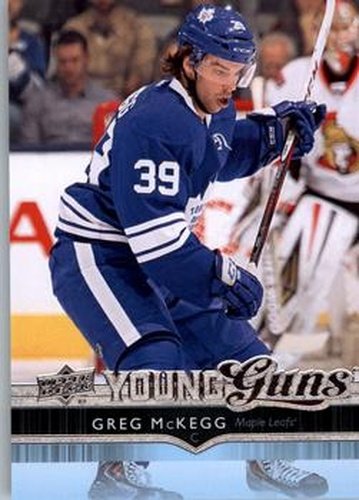 #246 Greg McKegg - Toronto Maple Leafs - 2014-15 Upper Deck Hockey