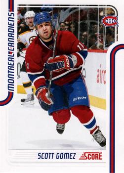 #246 Scott Gomez - Montreal Canadiens - 2011-12 Score Hockey