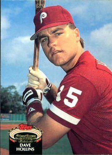 #246 Dave Hollins - Philadelphia Phillies - 1992 Stadium Club Baseball