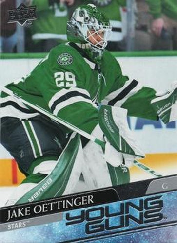 #246 Jake Oettinger - Dallas Stars - 2020-21 Upper Deck Hockey