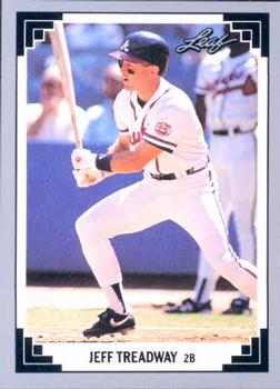 #246 Jeff Treadway - Atlanta Braves - 1991 Leaf Baseball